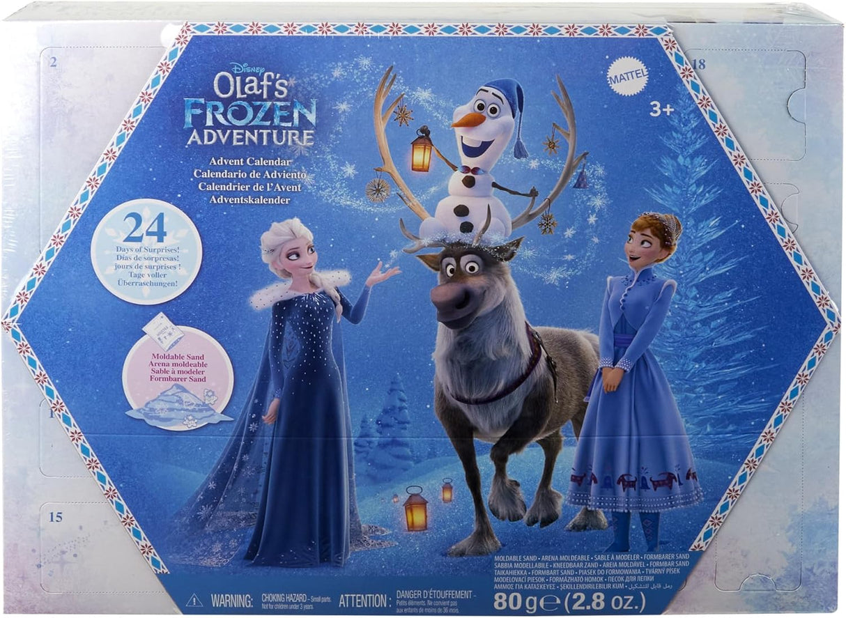 Muñecas Mattel Disney Frozen Calendario de Adviento con Anna y Elsa