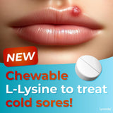 Tabletas Masticables L-Lisina 1000 mg - Absorción Rápida