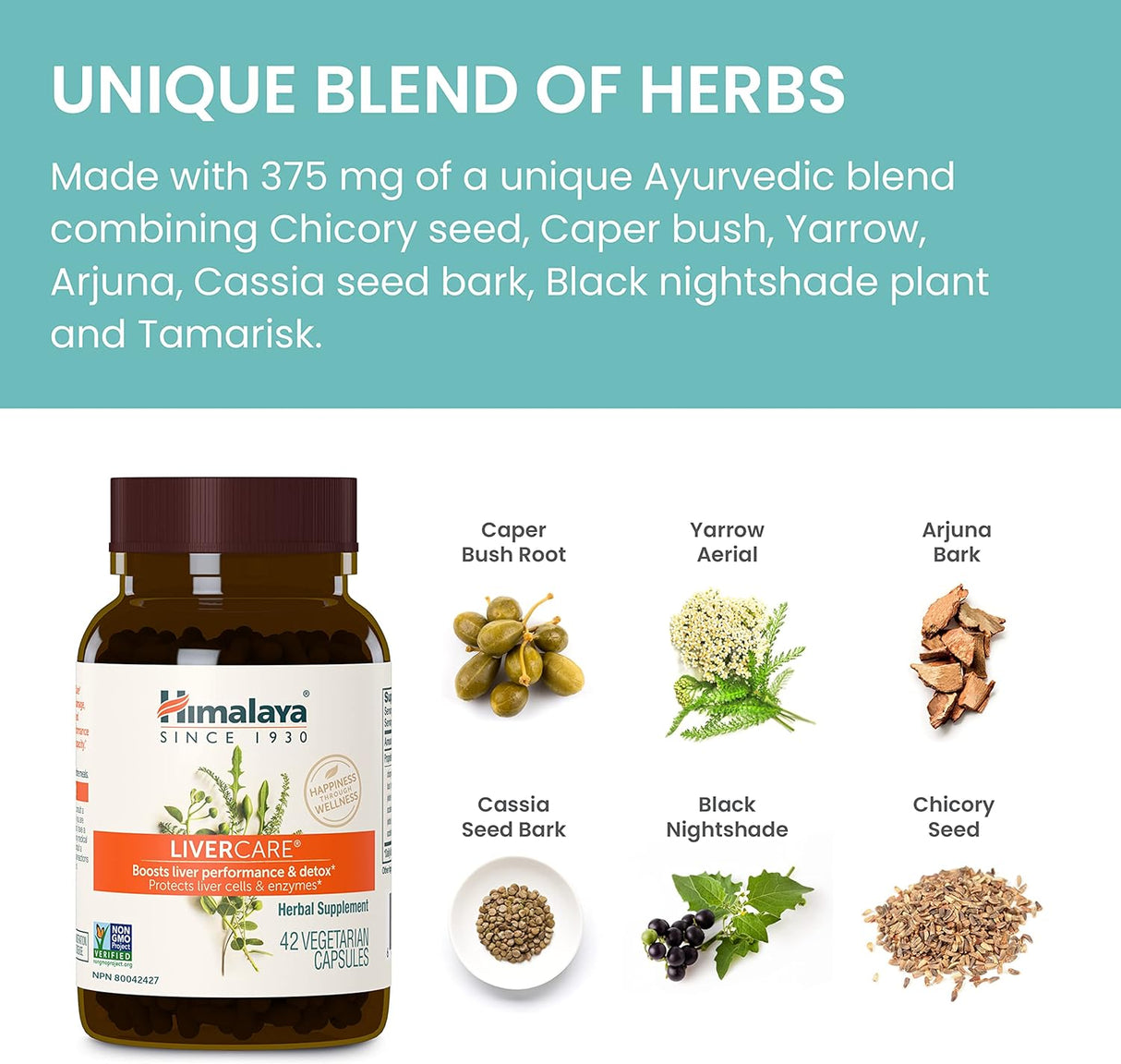 Suplemento para apoyo total del hígado limpieza Himalaya