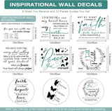 Vinilos de Pared Inspiradores Christianos - Estilo 12, Peel & Stick