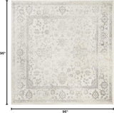 Alfombra Área Cuadrada, Diseño Oriental Distress, Modelo ADR109C