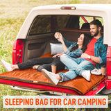 Double Sleeping Bag for Adults with Pillow, XL Queen Size