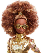 Muñeca Barbie Collector Star Wars C-3PO con accesorios y base