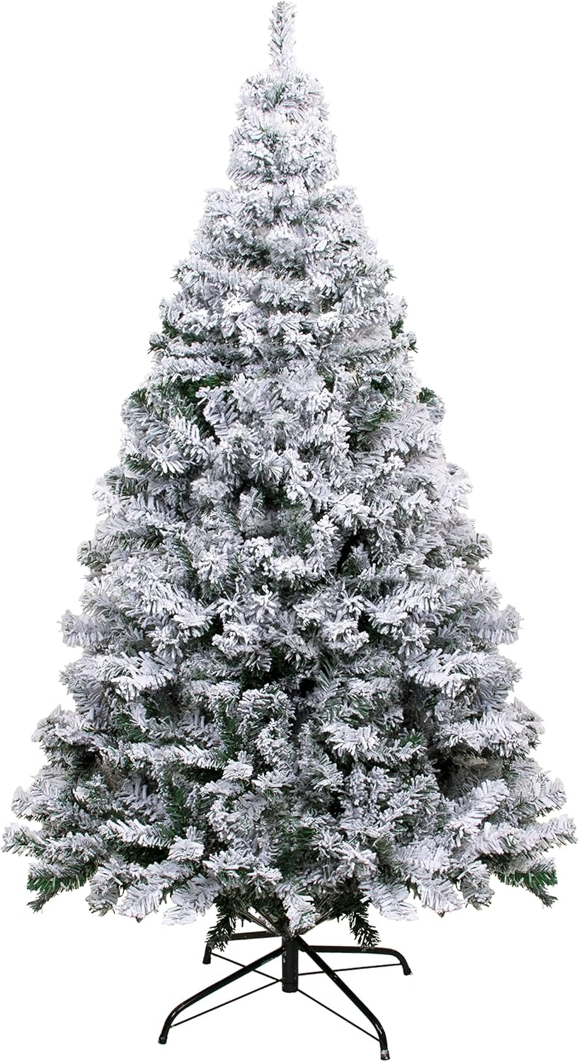 Árbol de Navidad Artificial 7.5FT, con soporte metálico, fácil montaje