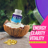 Suplementos Cápsulas de aceite de dieta cetosis 3000 mg
