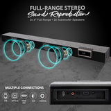 Barra de sonido convertible PYLE-HOME PSBV40BT