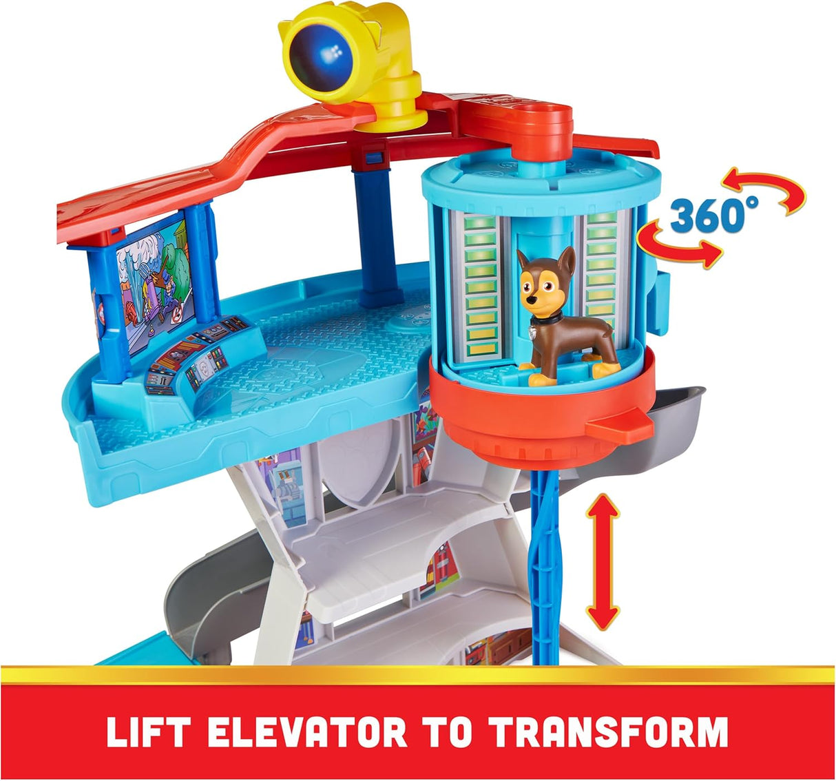 PAW Patrol Torre de Observación con Lanzador y Figuras