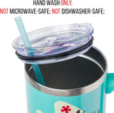 Vaso de Acero Inoxidable Silver Buffalo Aloha No Bad Days 40 oz