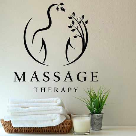 Vinilo Decorativo Spa Masaje Sala Terapia Stickers Mural g8173