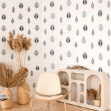 Pegatinas de Pared Kazova, Hojas Modernas, Patrón de Helechos