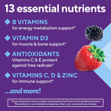 Vitamín Gummy para Hombres Vitafusion, Multivitamínico 120u