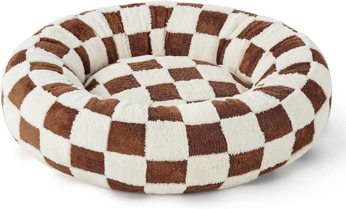 Cama Redonda para Perros Pequeños Lesure, Antiestrés, Lavable