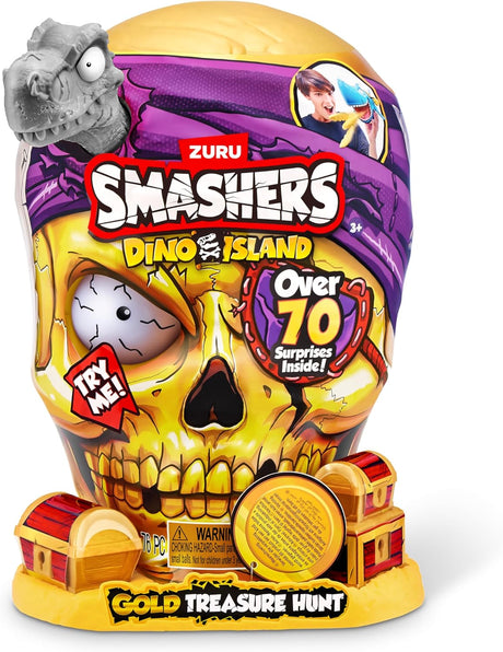 Caza del Tesoro Smashers Dino Island de ZURU, Juguete Interactivo