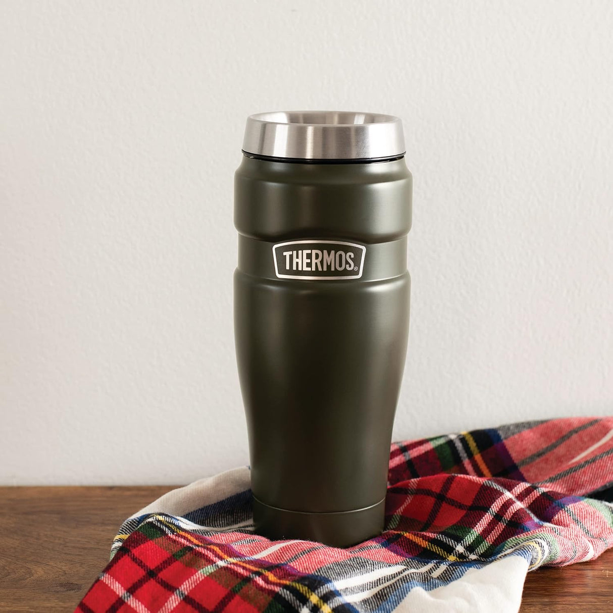 Taza de viaje aislada al vacío, 16 oz, modelo Stainless King