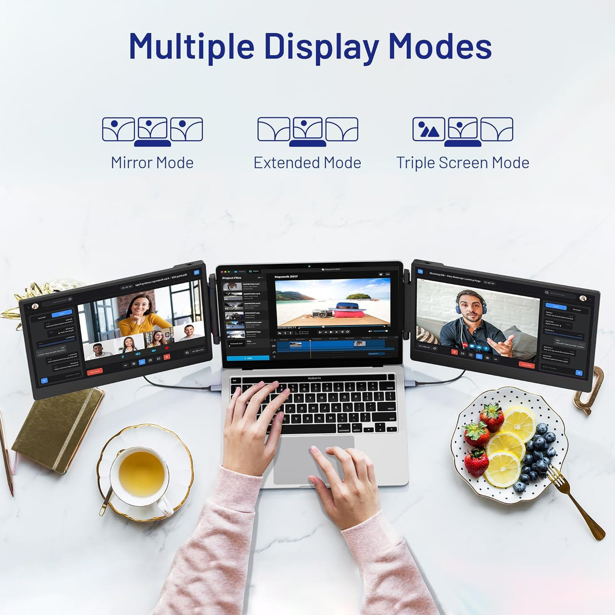 Extensor de Pantalla 14 S3 FHD 1080P Monitor Portátil