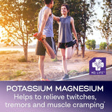 Suplementos Alimenticios de magnesio y potasio 90 cápsulas