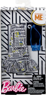 Vestido de Barbie Despicable Me con volante en la parte inferior