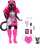 Muñeca Catty Noir Monster High, Werecat con accesorios y mascota