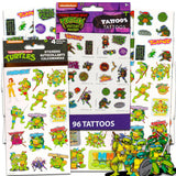 Set de Stickers y Tatuajes TMNT para Niños - Ninja Turtles