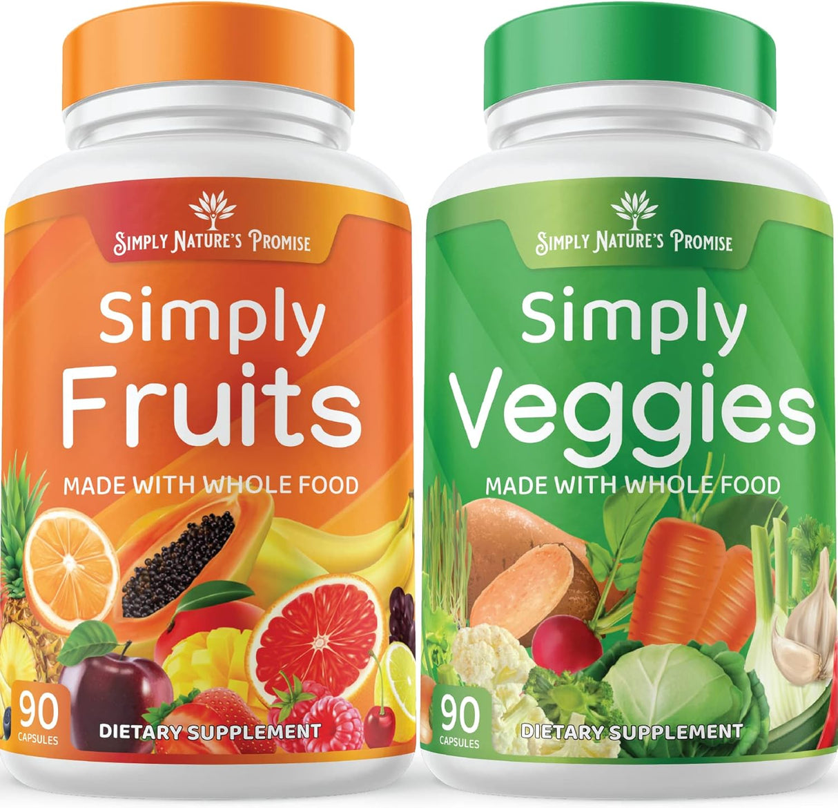 Suplementos de frutas y verduras vitaminas y minerales