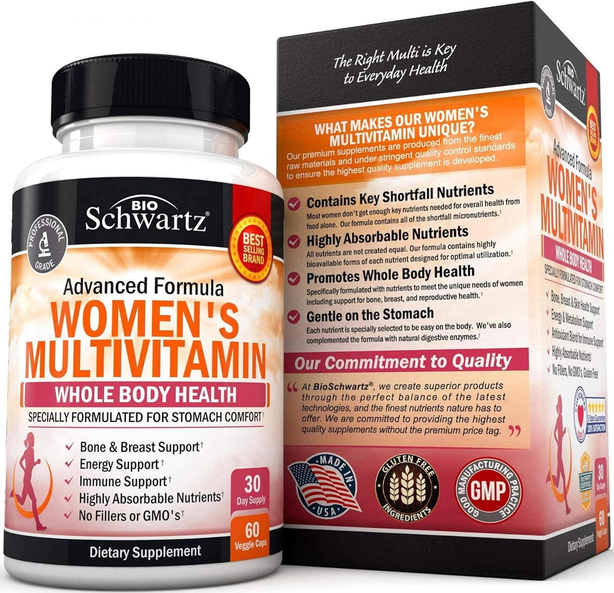 Multivitamínico para mujeres con vitamina D3 - Apoyo inmunitario