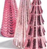 Árboles de Navidad LampLust con luces, Set de 3, 10 pulgadas