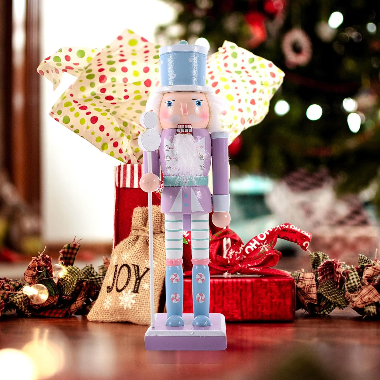 Soldado de Nuez de Madera para Navidad - Adorno Festivo