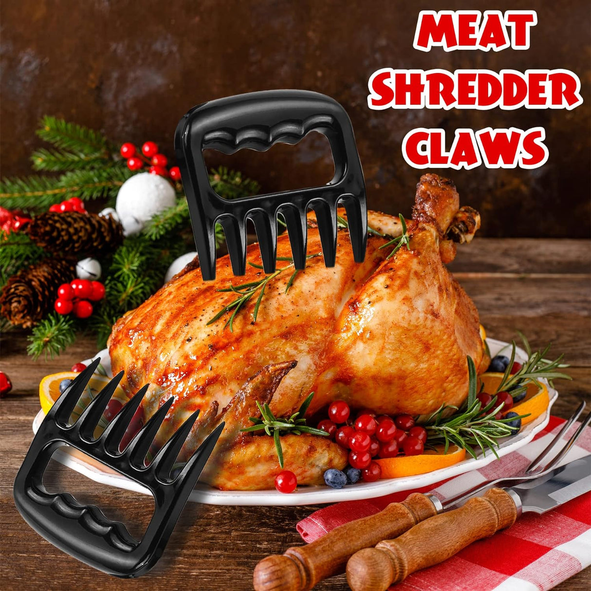 Juego de Utensilios de BBQ 27pcs ROMANTICIST, Acero Inoxidable