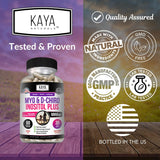 Kaya Naturals Myo & D-Chiro Inositol Plus, 60 cápsulas