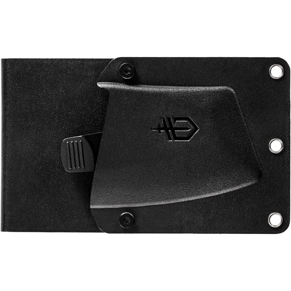 Cuchillo de hoja fija con funda, verde
