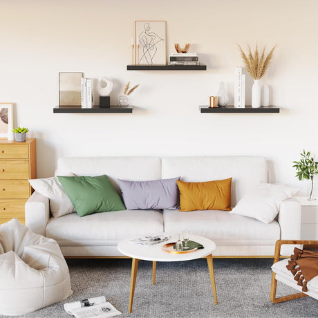 Estantes Flotantes Pared, Juego de 3, 16 para Decoración