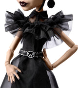 Muñeca Monster High Wednesday, Gótica, Accesorios Premium, Rave’N