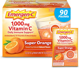 Emergen-C Vitamina C 1000mg Polvo, Inmunidad, 90u
