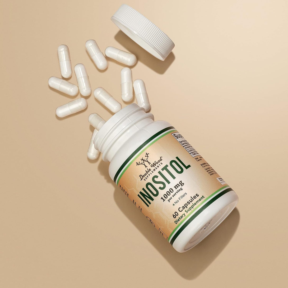 Suplementos de inositol (Myo Inositol) 1000 mg PCOS  60 und