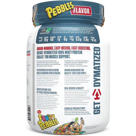 Suplemento ISO100 Proteína hidrolizada en polvo 5.5 g  BCAA
