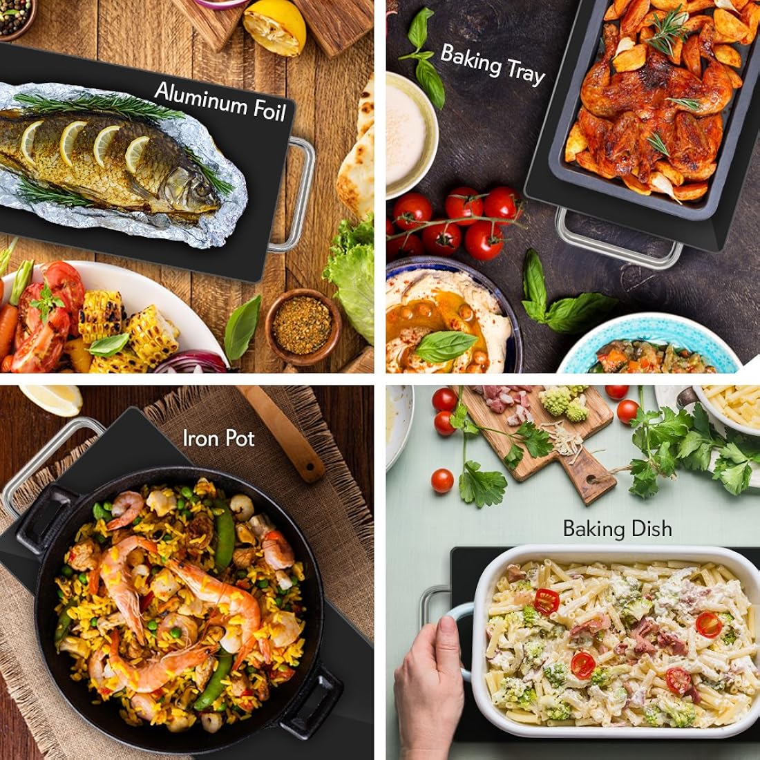 Charola para conservar los alimentos calientes NutriChef
