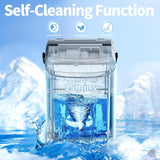 Máquina de Hielo Nugget, 34Lbs/24H, Automática, Portable
