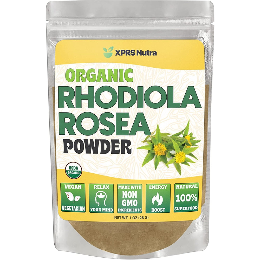 Suplementos  Polvo orgánico de Rhodiola Rosea potenciador