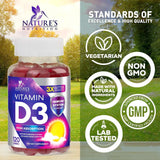Gomas de Vitamina D3 Extra Fuerte 5000 IU - Suplemento 120 Uds