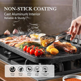 Sartén de Grill y Plancha Reversible, 19.5" x 10.7