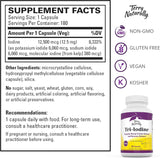 Suplemento Tri-Yodine 12,5 mg de yodo 180 cápsulas veganas