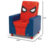 Delta Children Silla con respaldo alto, Spider-Man de madera
