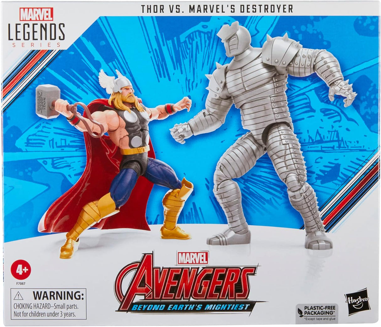 Figuras Thor vs Destroyer, Marvel Legends, 6 5 Accesorios