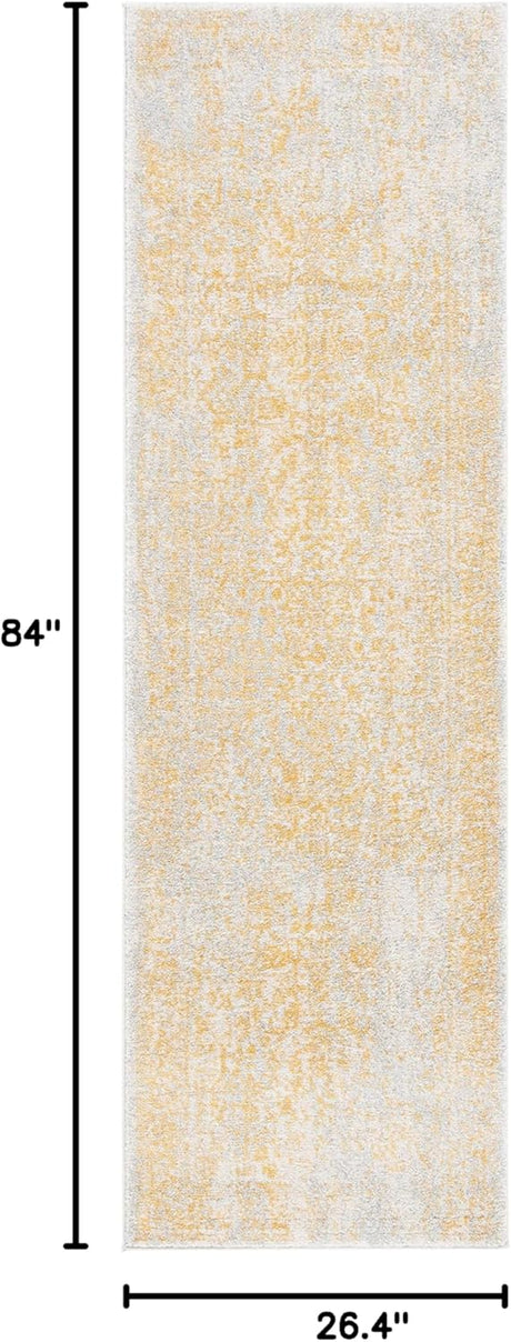 Alfombra Runner Oriental Desgastada para Sala y Pasillo EVK256B