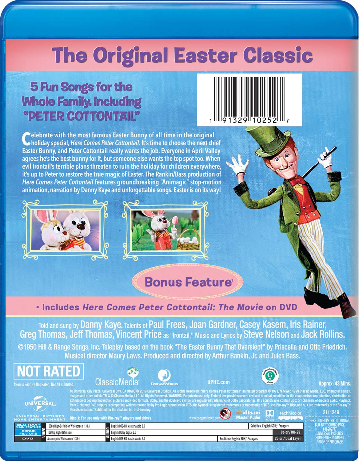 Here Comes Peter Cottontail [Blu-ray]