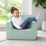 Silla Cozee personalizada, salvia. Delta Children