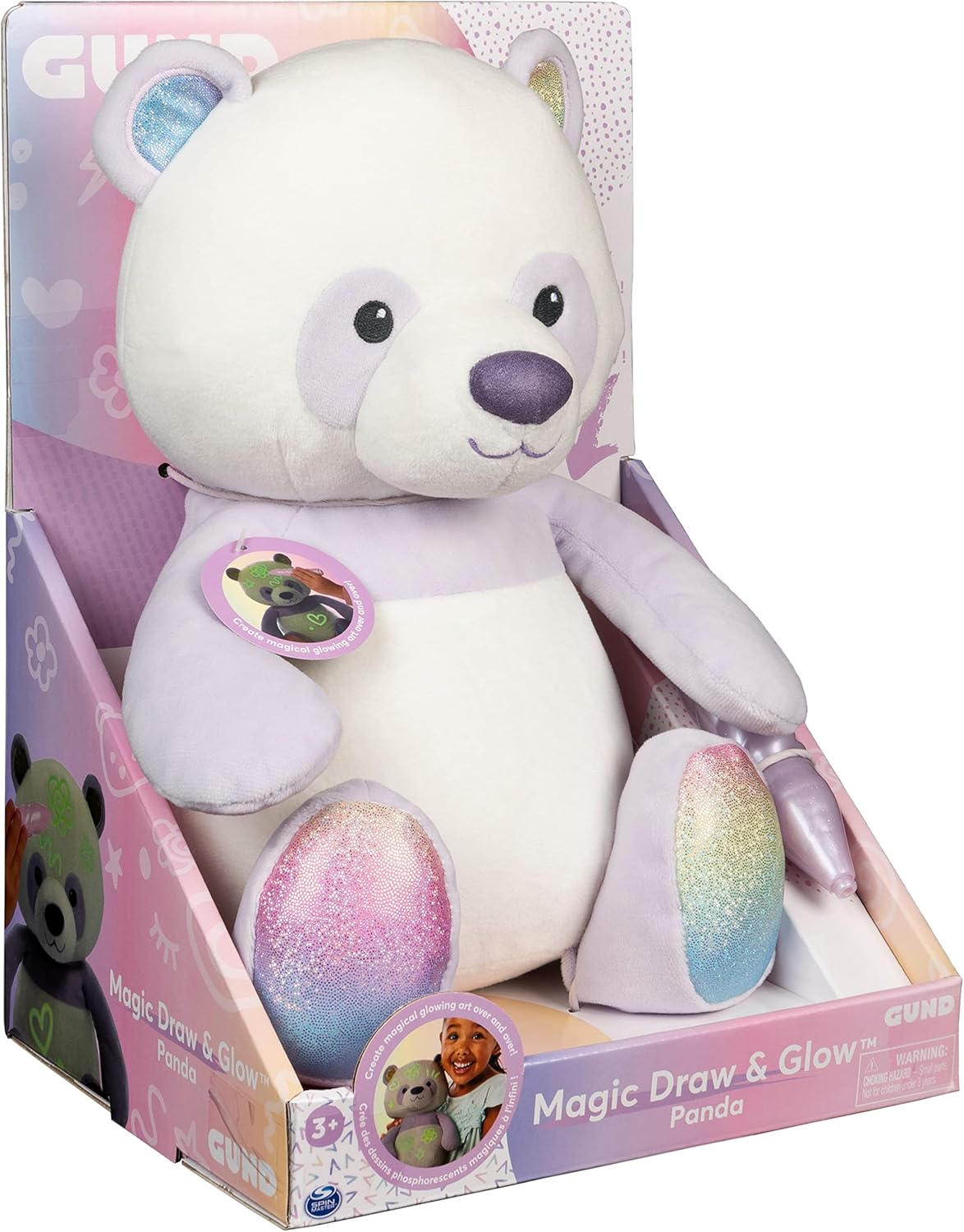Peluche Panda  de actividad que brilla en la oscuridad  11