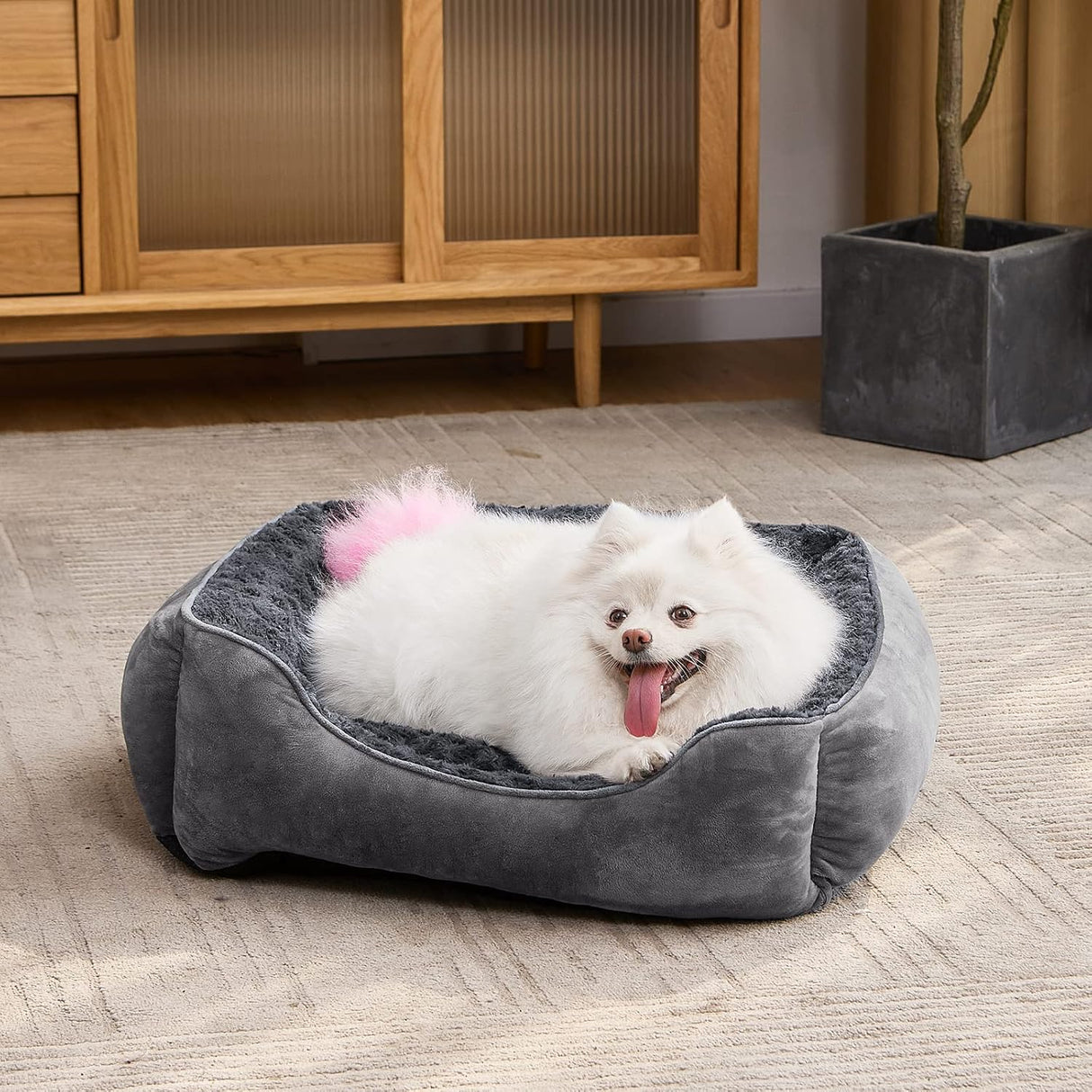 Cama para perros JOEJOY, suave, ortopédica y lavable, modelo