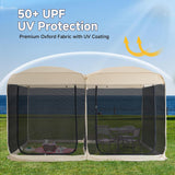 Tienda de Pantalla Alvantor 2 en 1, Carpa Pop Up 12' x 7.5