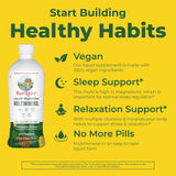 Suplemento Líquido multimineral natural para dormir veganas